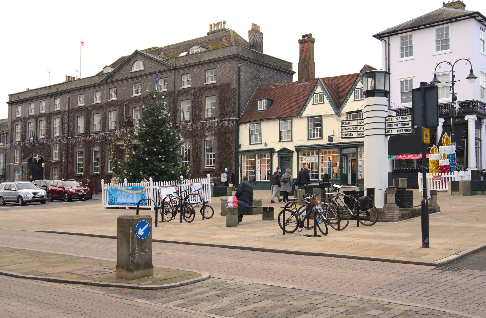 The Angel Hotel, where we stayed a while ago from A Few Hours in Bury St. Edmunds, Suffolk - 3rd January 2022