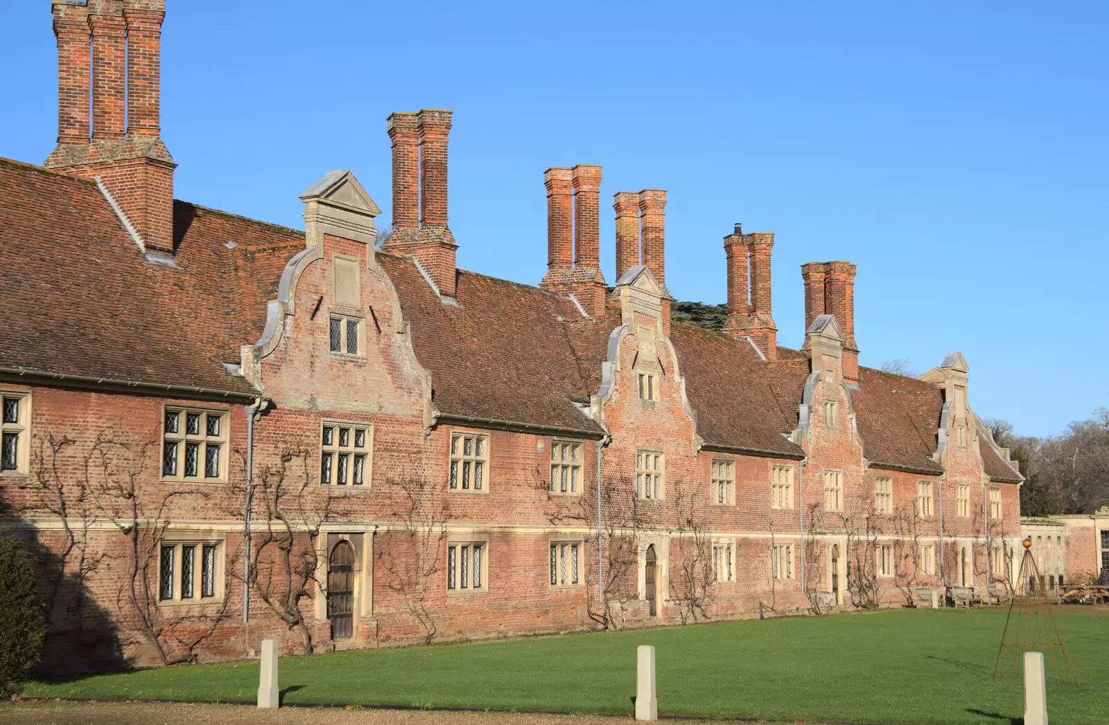 Fancy Alms houses at Blickling Hall, from A Visit to Blickling Hall, Aylsham, Norfolk - 9th January 2022