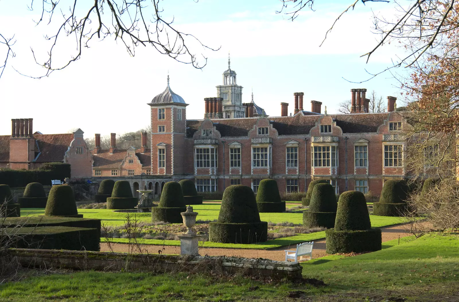 Another view of Blickling Hall, from A Visit to Blickling Hall, Aylsham, Norfolk - 9th January 2022