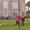 Isobel does Welly Wanging, A Visit to Blickling Hall, Aylsham, Norfolk - 9th January 2022