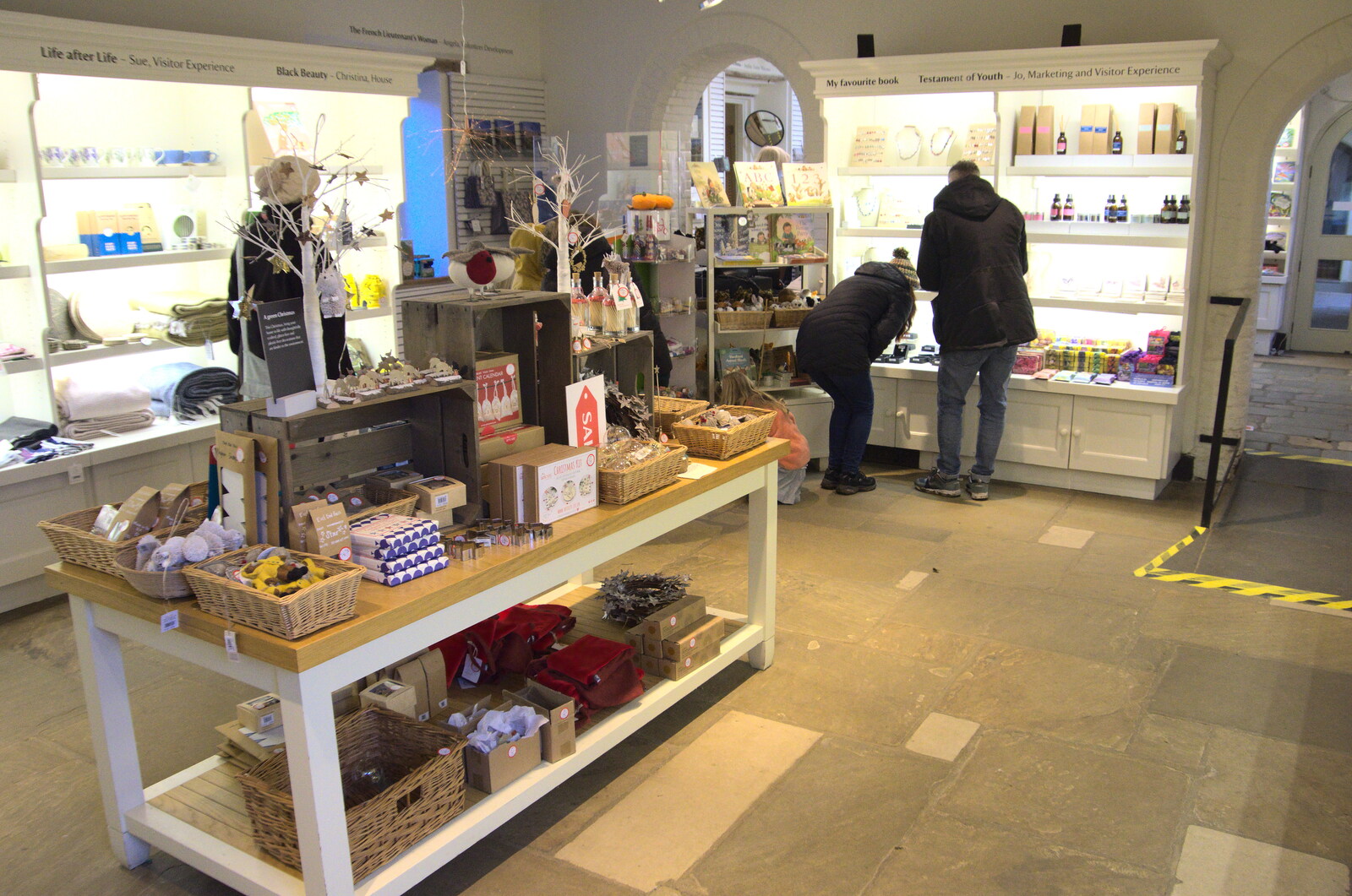 Inside the NT shop from A Visit to Blickling Hall, Aylsham, Norfolk - 9th January 2022