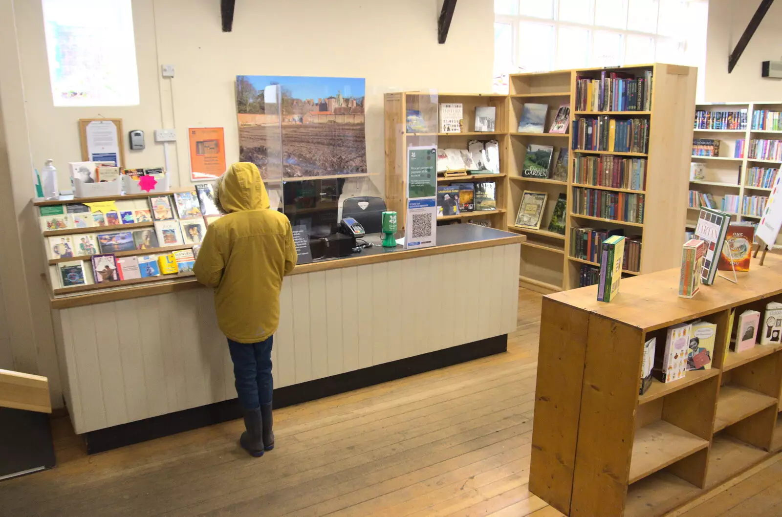 We're back in the second-hand book shop, from A Visit to Blickling Hall, Aylsham, Norfolk - 9th January 2022