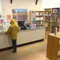 We're back in the second-hand book shop, A Visit to Blickling Hall, Aylsham, Norfolk - 9th January 2022