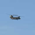 2022 A Chinook helicopter clatters over