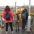 We stand on the bridge and look out, A Trip to the Natural History Museum, Kensington, London - 15th January 2022