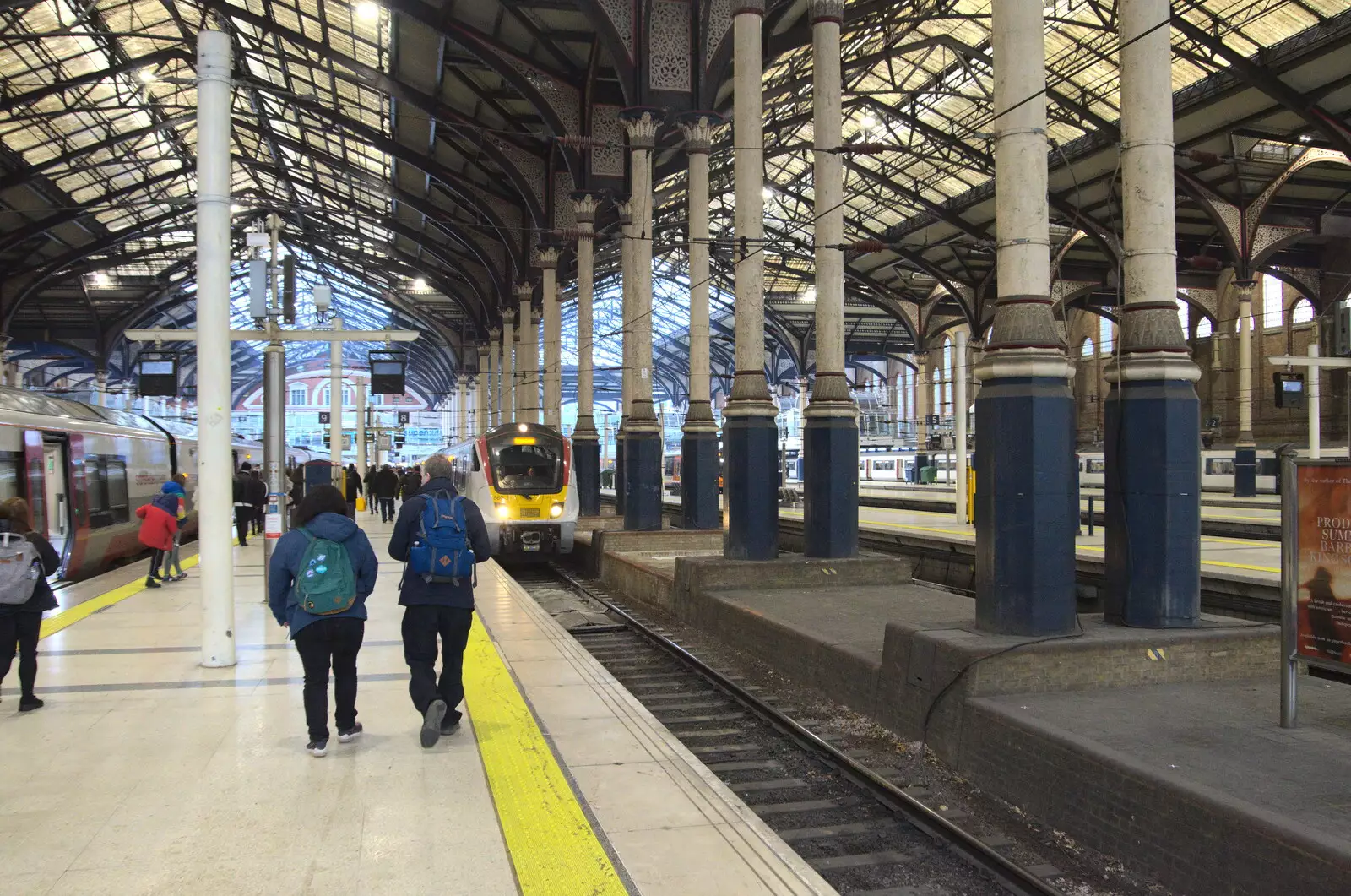 Liverpool Street station, from A Trip to the Natural History Museum, Kensington, London - 15th January 2022