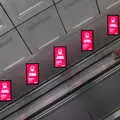 The tube advertising is all Covid messages, A Trip to the Natural History Museum, Kensington, London - 15th January 2022