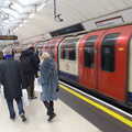 2022 A Central Line tube comes into the station