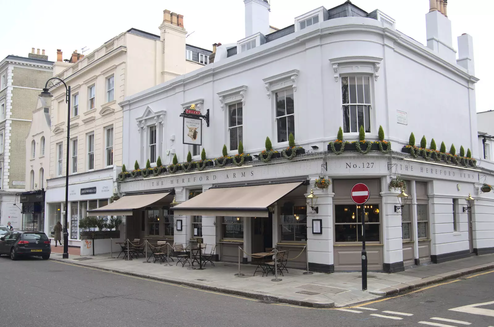 The Hereford Arms pub, from A Trip to the Natural History Museum, Kensington, London - 15th January 2022