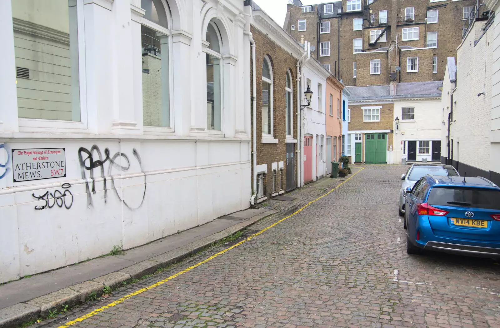 Atherstone Mews, from A Trip to the Natural History Museum, Kensington, London - 15th January 2022