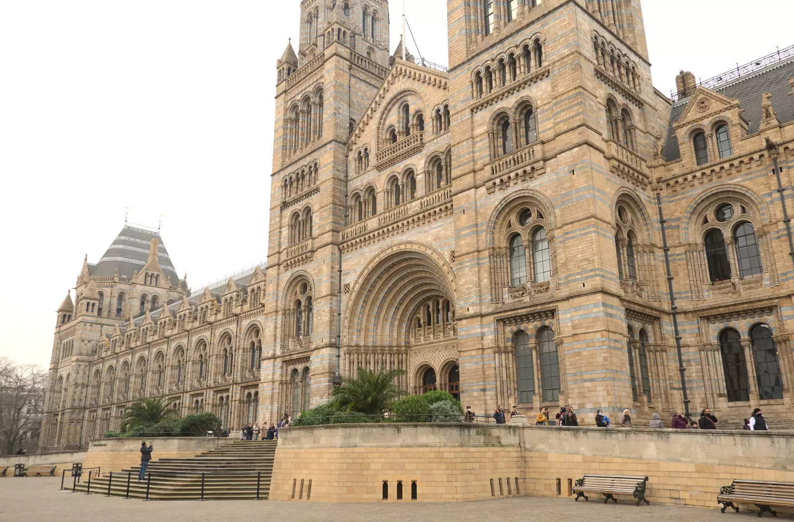 The imposing Victorian Natural History Museum, from A Trip to the Natural History Museum, Kensington, London - 15th January 2022