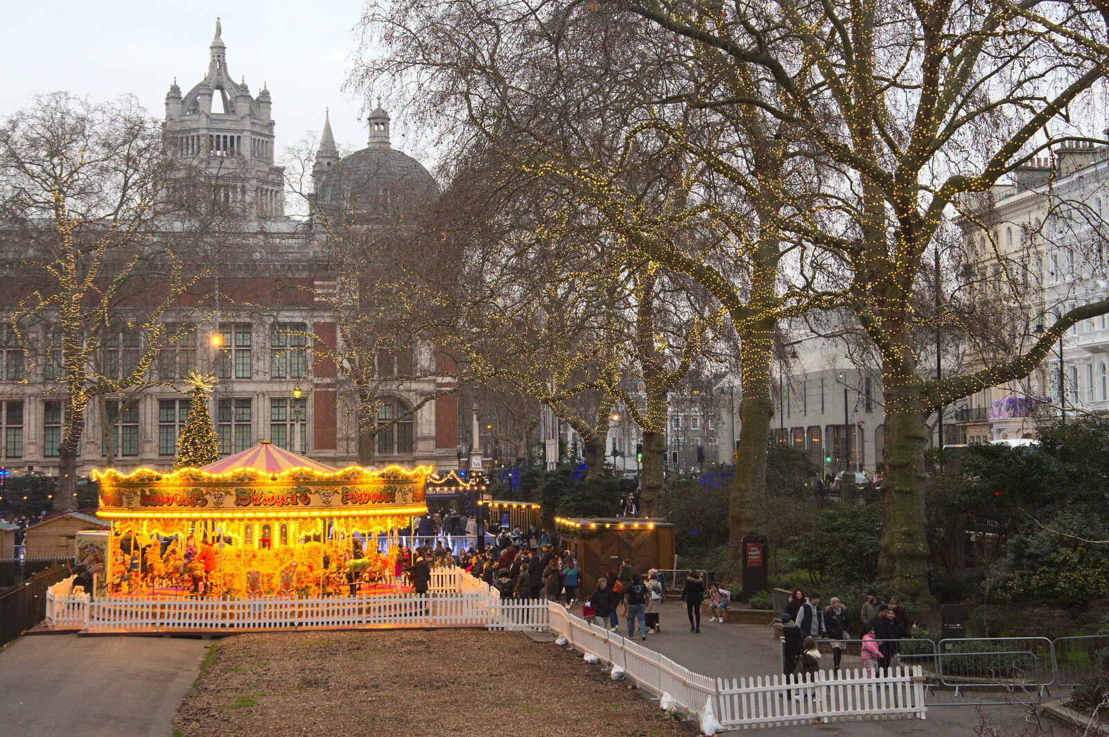 A view of the carousel from A Trip to the Natural History Museum, Kensington, London - 15th January 2022