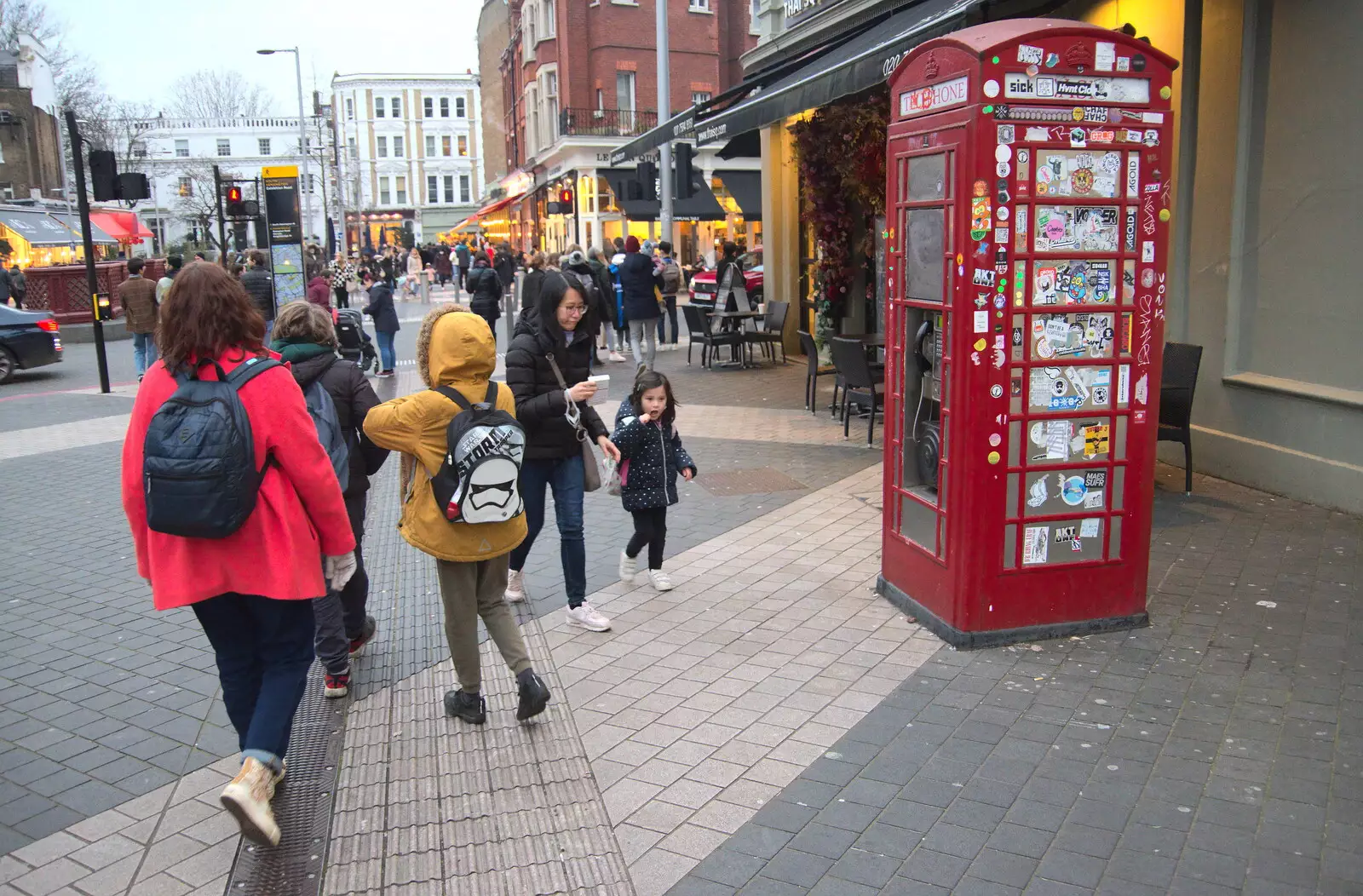 We head back to the station, from A Trip to the Natural History Museum, Kensington, London - 15th January 2022