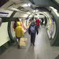 We're back on the underground, A Trip to the Natural History Museum, Kensington, London - 15th January 2022