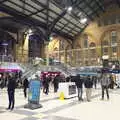 A view of the Liverpool Street concourse, A Trip to the Natural History Museum, Kensington, London - 15th January 2022