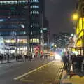 Outside on Bishopsgate, A Trip to the Natural History Museum, Kensington, London - 15th January 2022