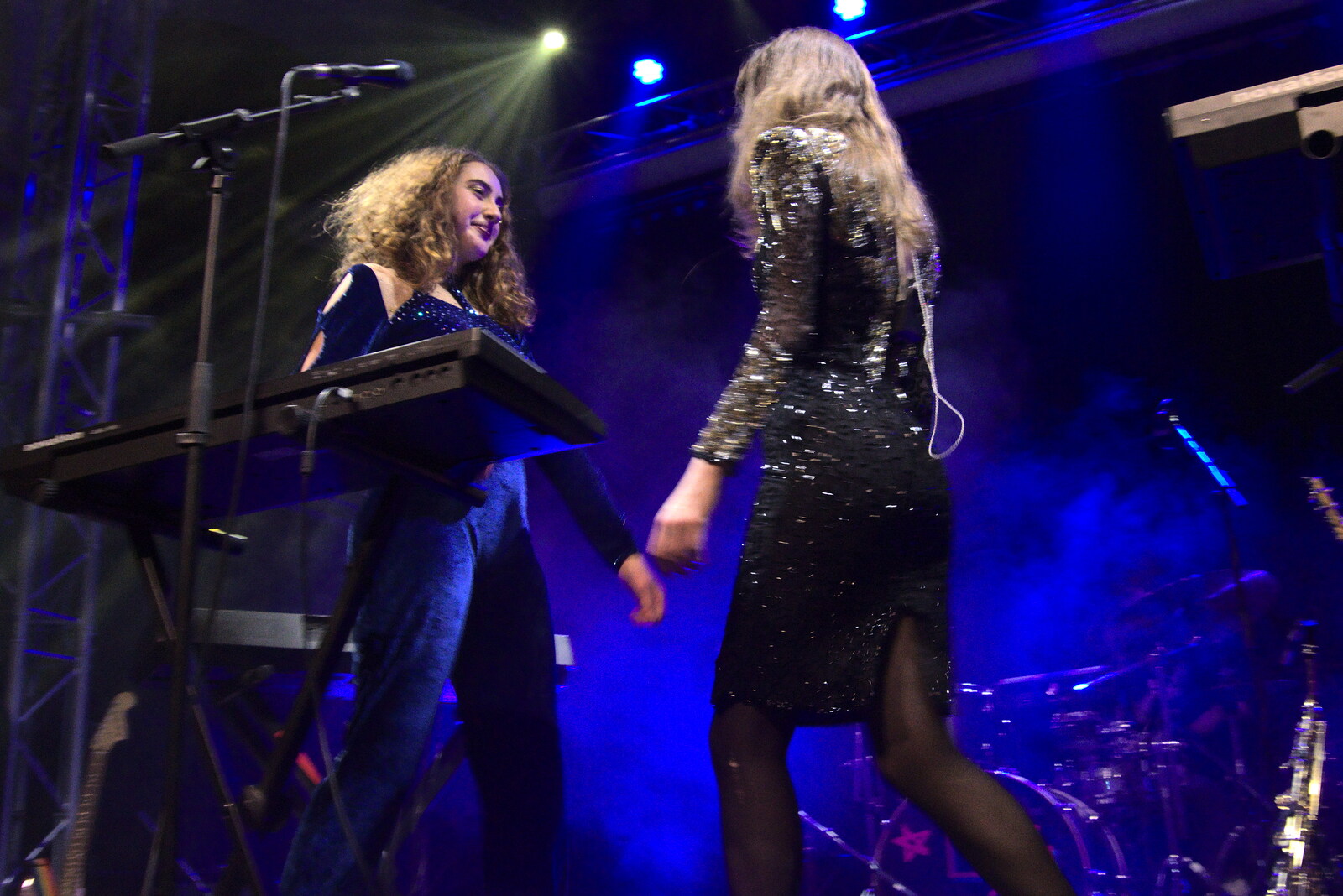Vanity Fairy and Let's Eat Grandma, Arts Centre, Norwich - 26th January 2022: The pair meet up on stage