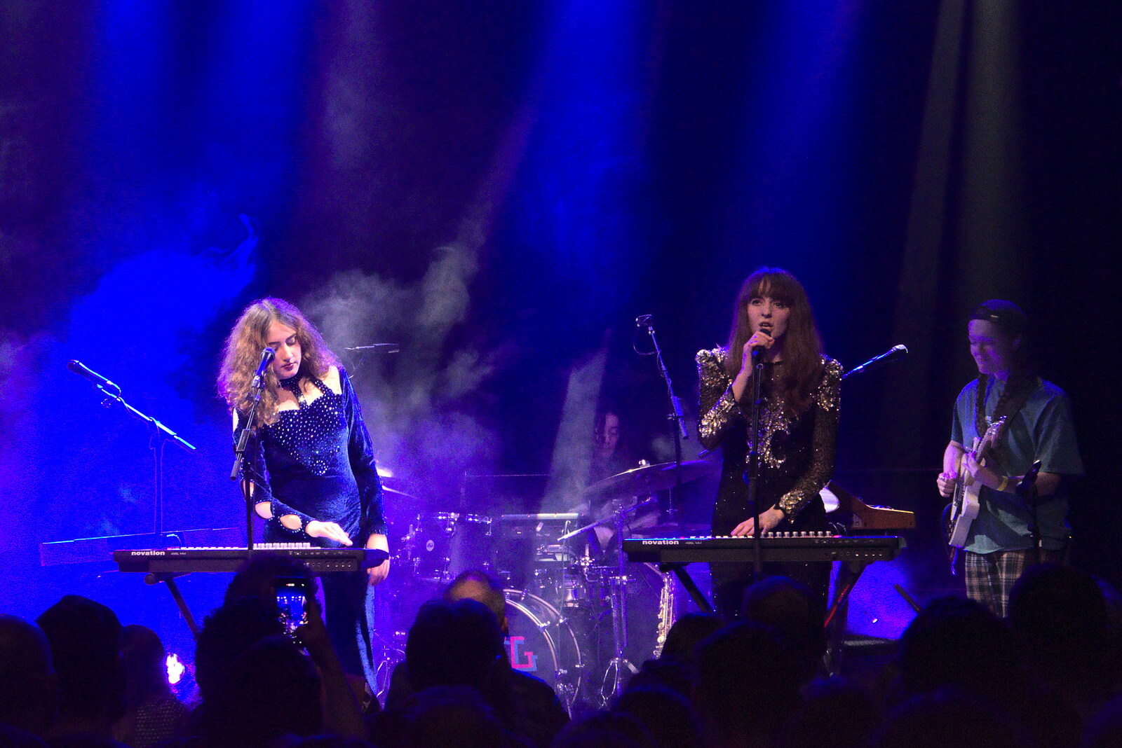 Vanity Fairy and Let's Eat Grandma, Arts Centre, Norwich - 26th January 2022: Let's Eat Grandma and backing band