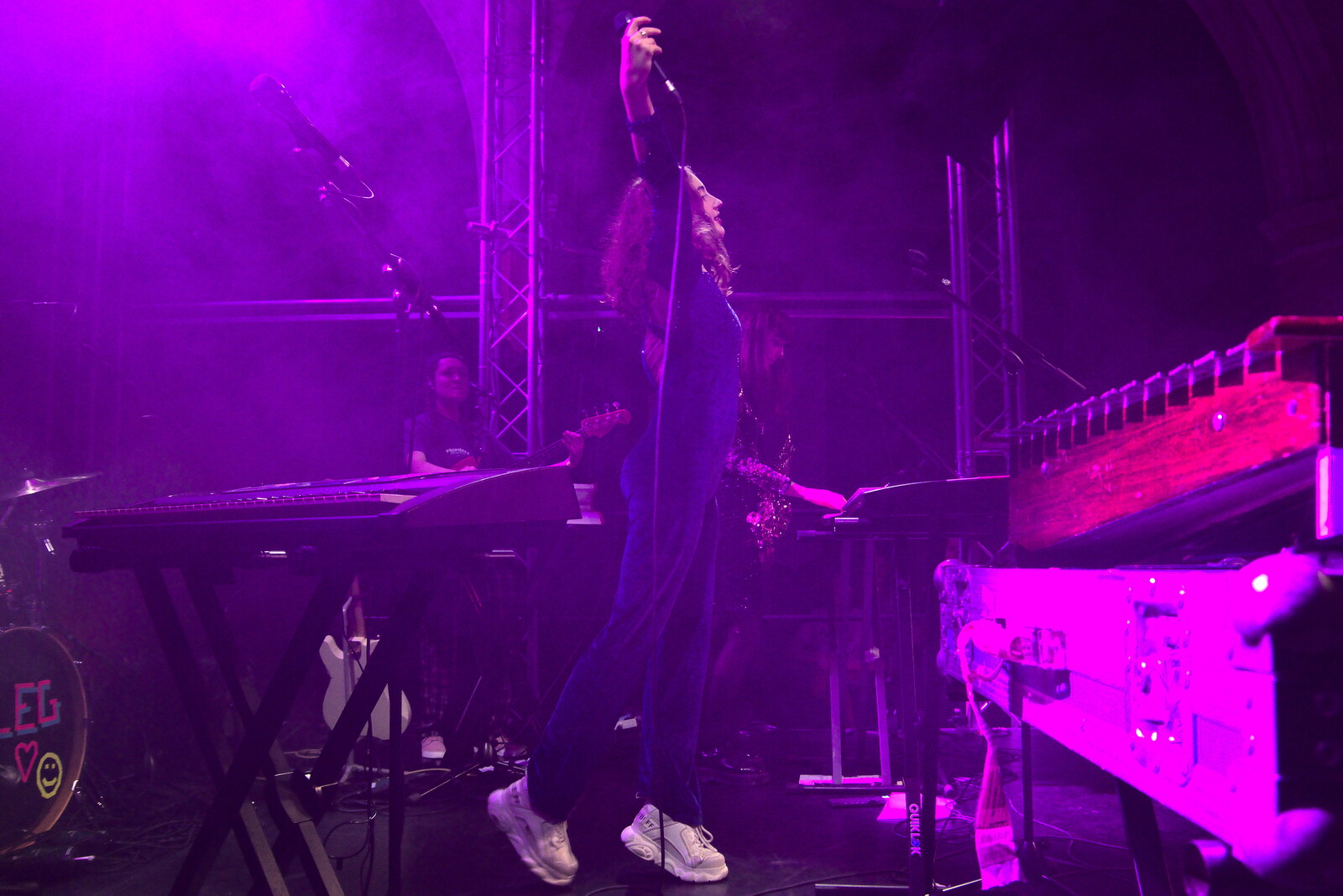 Vanity Fairy and Let's Eat Grandma, Arts Centre, Norwich - 26th January 2022: Rosa Walton on stage