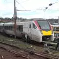 A Class 745/0 Stadler Flirt train at Crown Point, A Trip to the Odeon Cinema, Riverside, Norwich - 29th January 2022