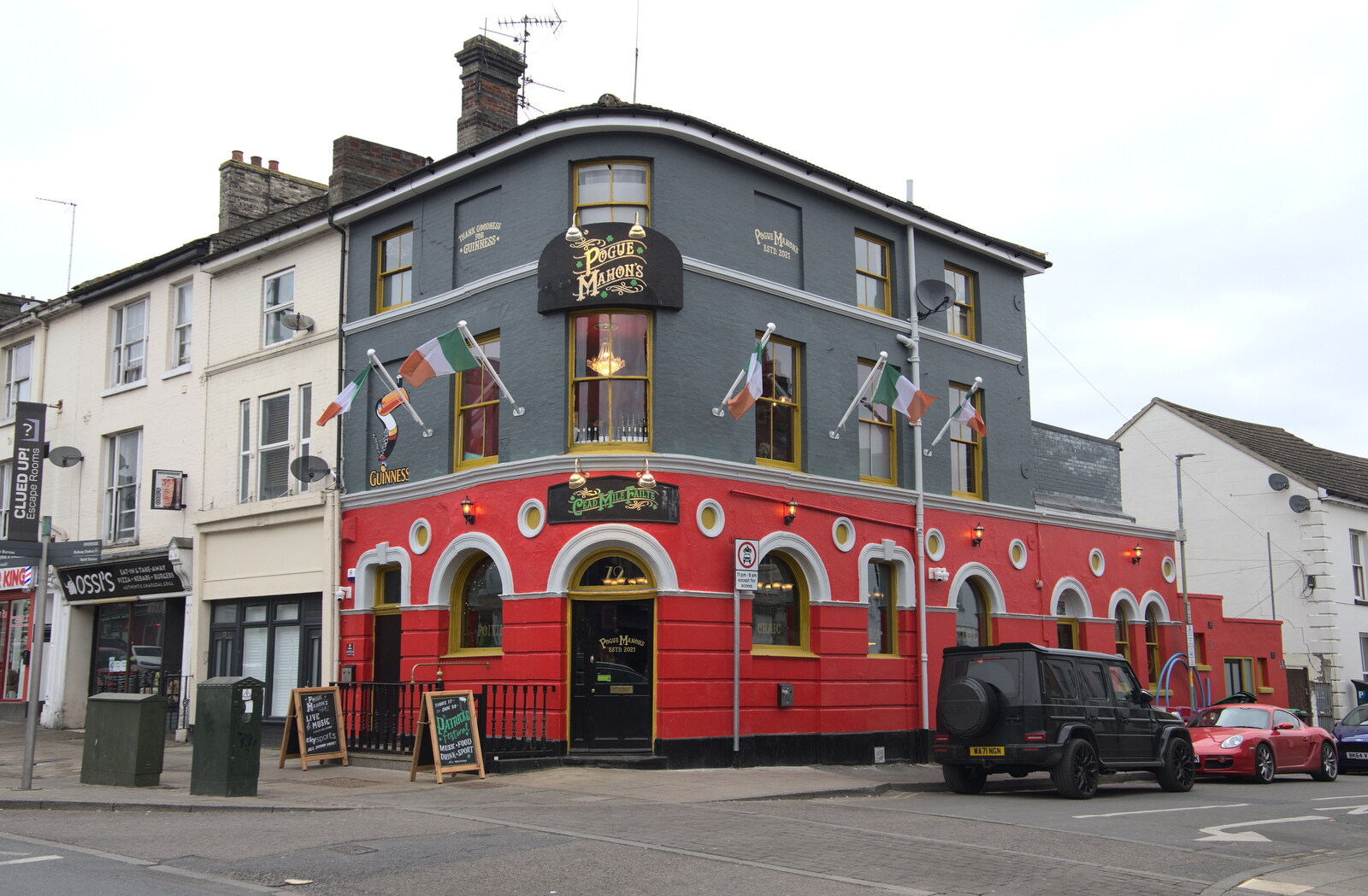 An actual Irish pub has appeared - Pogue Mahon's from The Lost Pubs of Norwich, Norfolk - 13th February 2022
