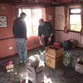 Phil and Paul help pack stuff up, The Swan Inn: An Epilogue, Brome, Suffolk - 17th February 2022