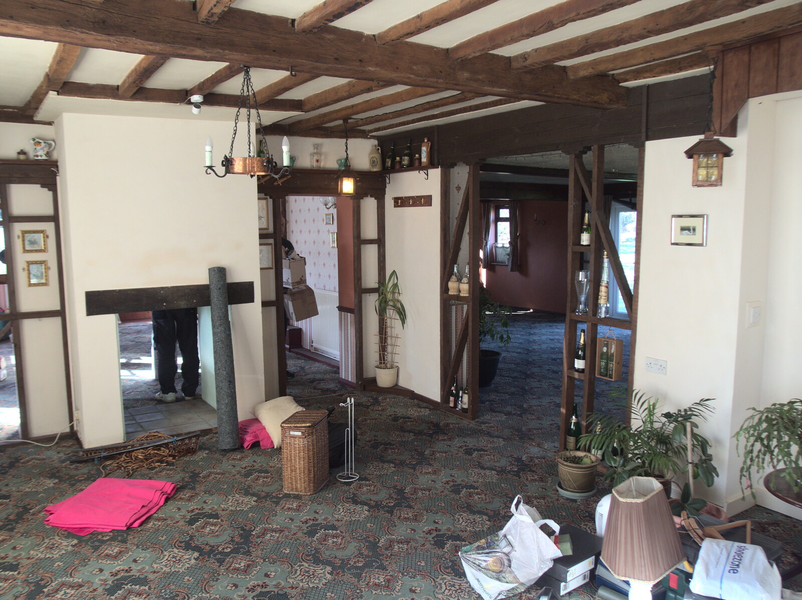 The family room and restaurant from The Swan Inn: An Epilogue, Brome, Suffolk - 17th February 2022