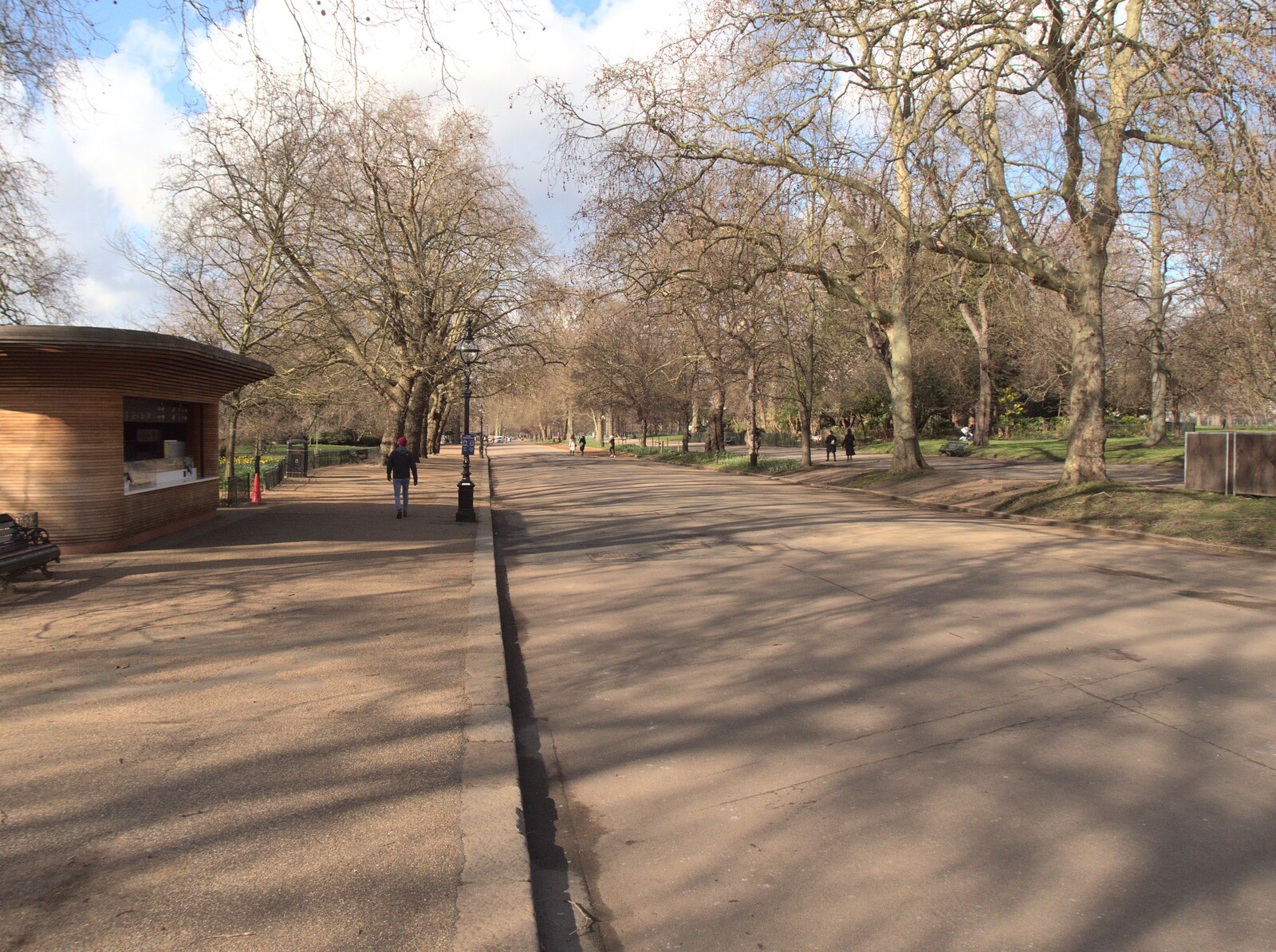 Serpentine Road in Hyde Park from The Last Trip to the SwiftKey Office, Paddington, London - 23rd February 2022