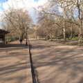 Serpentine Road in Hyde Park, The Last Trip to the SwiftKey Office, Paddington, London - 23rd February 2022