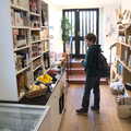 Fred looks around in the shop, A Trip to Orford Castle, Orford, Suffolk - 26th February 2022