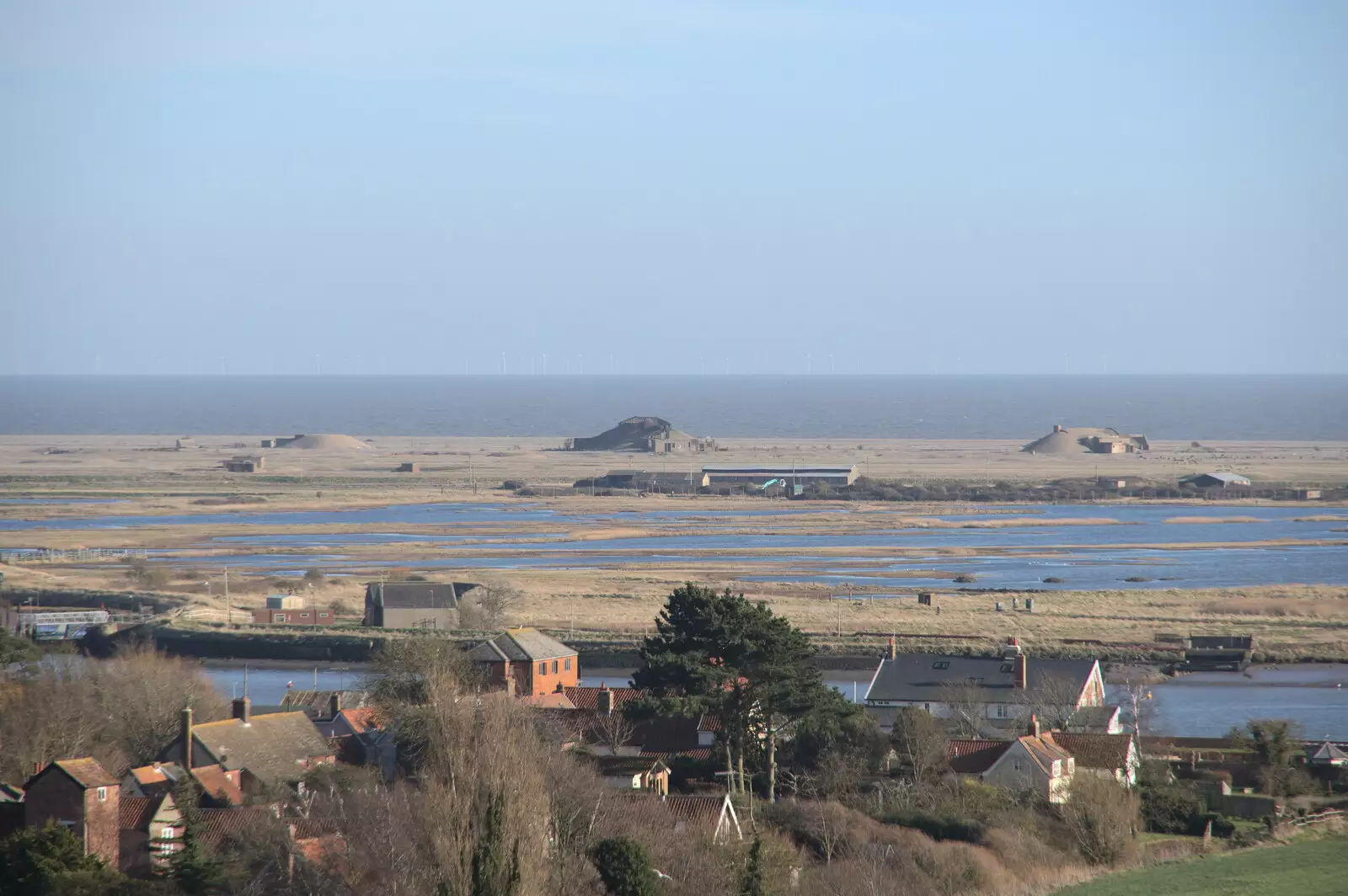 Curious mounds on Orford Ness, from A Trip to Orford Castle, Orford, Suffolk - 26th February 2022