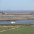 The MV Lady Florence heads out on a cruise, A Trip to Orford Castle, Orford, Suffolk - 26th February 2022