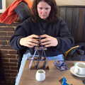 Isobel has a go too, A Trip to Orford Castle, Orford, Suffolk - 26th February 2022