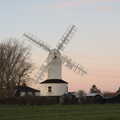 Saxtead Green Post Mill in the dusk, A Trip to Orford Castle, Orford, Suffolk - 26th February 2022