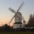 2022 Another view of the post mill in the dusk