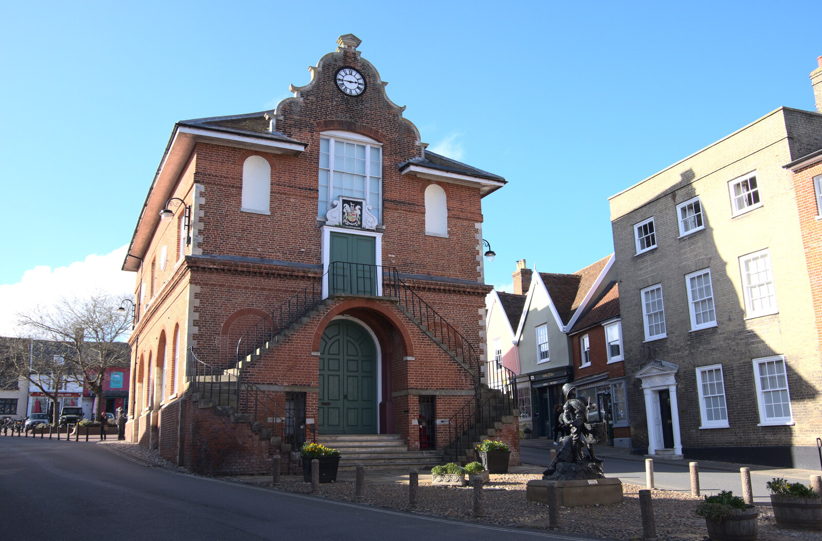 The town hall from A Trip to the Violin Shop, Woodbridge, Suffolk - 12th March 2022