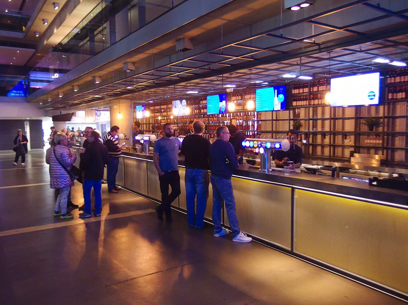 One of the bars at the O2, from Genesis at the O2, North Greenwich, London - 24th March 2022