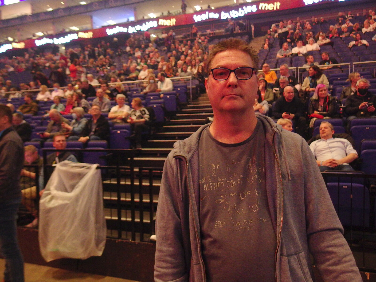 Sean in the O2 from Genesis at the O2, North Greenwich, London - 24th March 2022