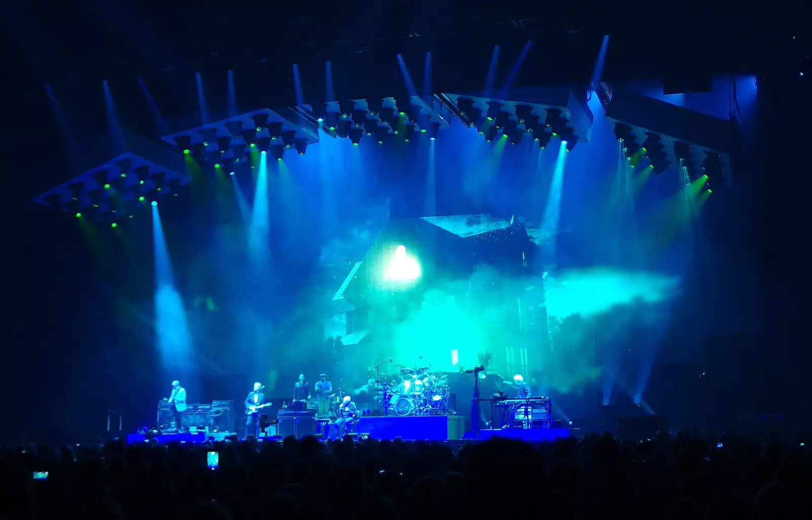 Genesis in action, from Genesis at the O2, North Greenwich, London - 24th March 2022