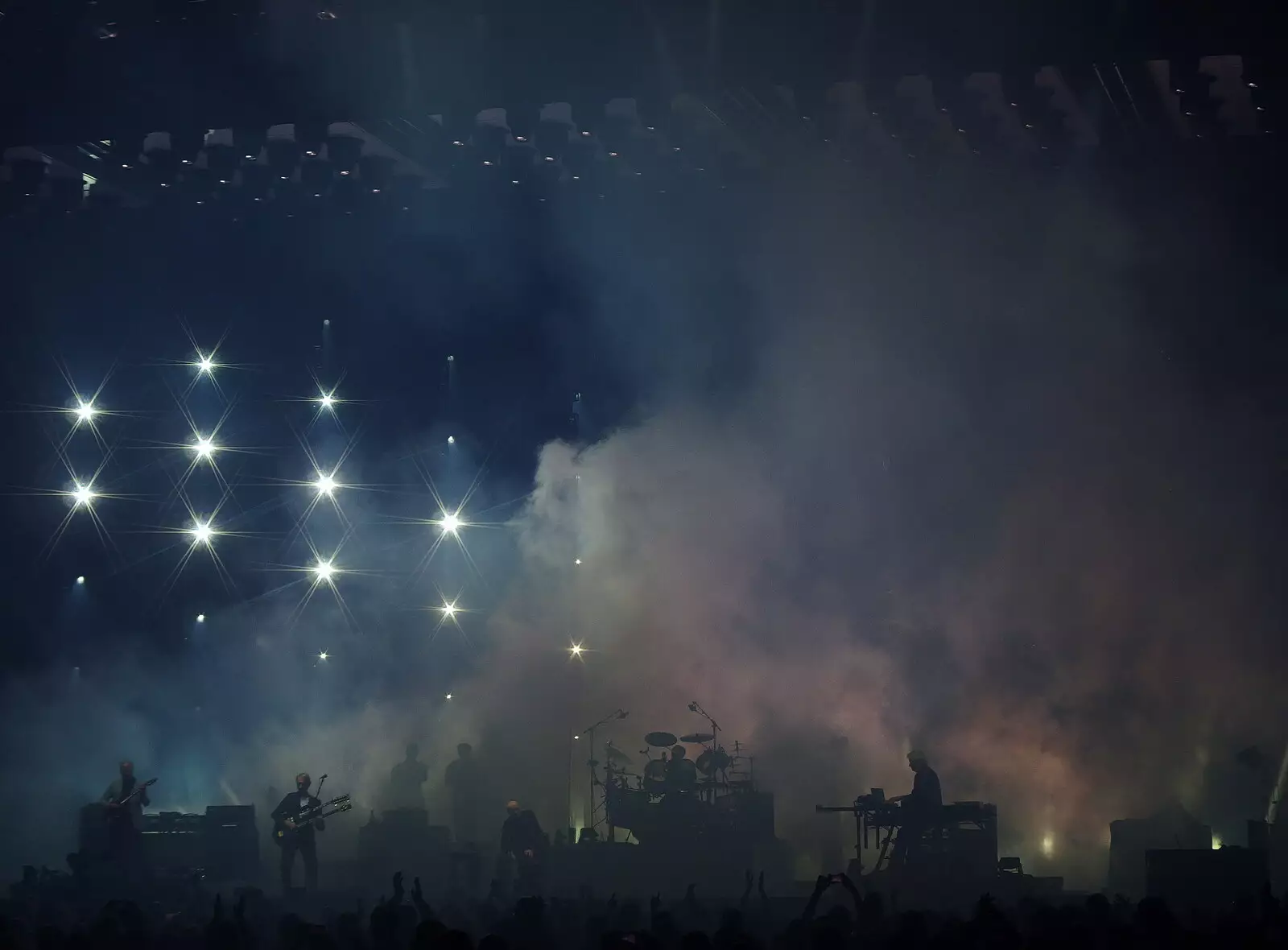 Lights look like stars, from Genesis at the O2, North Greenwich, London - 24th March 2022