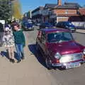 The boys and a nice Mini in Diss, Genesis at the O2, North Greenwich, London - 24th March 2022