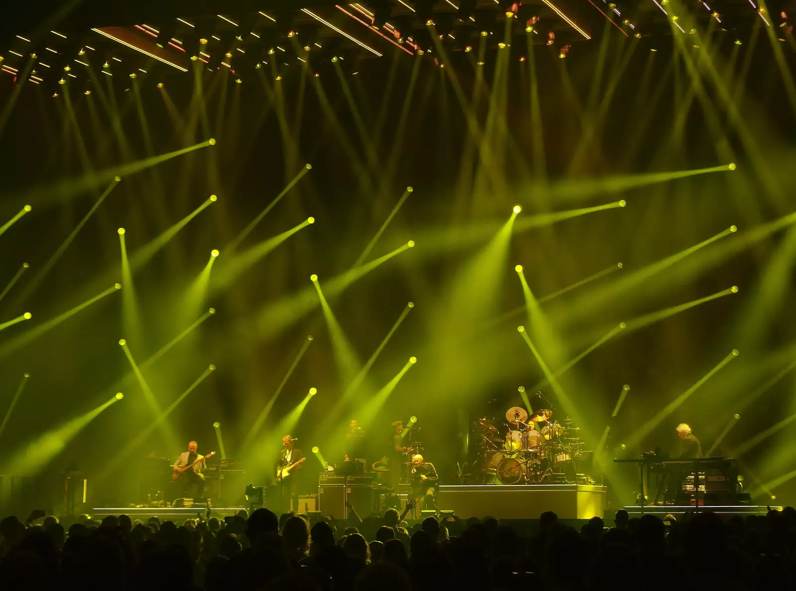 More insane lights, from Genesis at the O2, North Greenwich, London - 24th March 2022