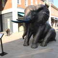 2022 There's a newish elephant statue outside Spitalfields