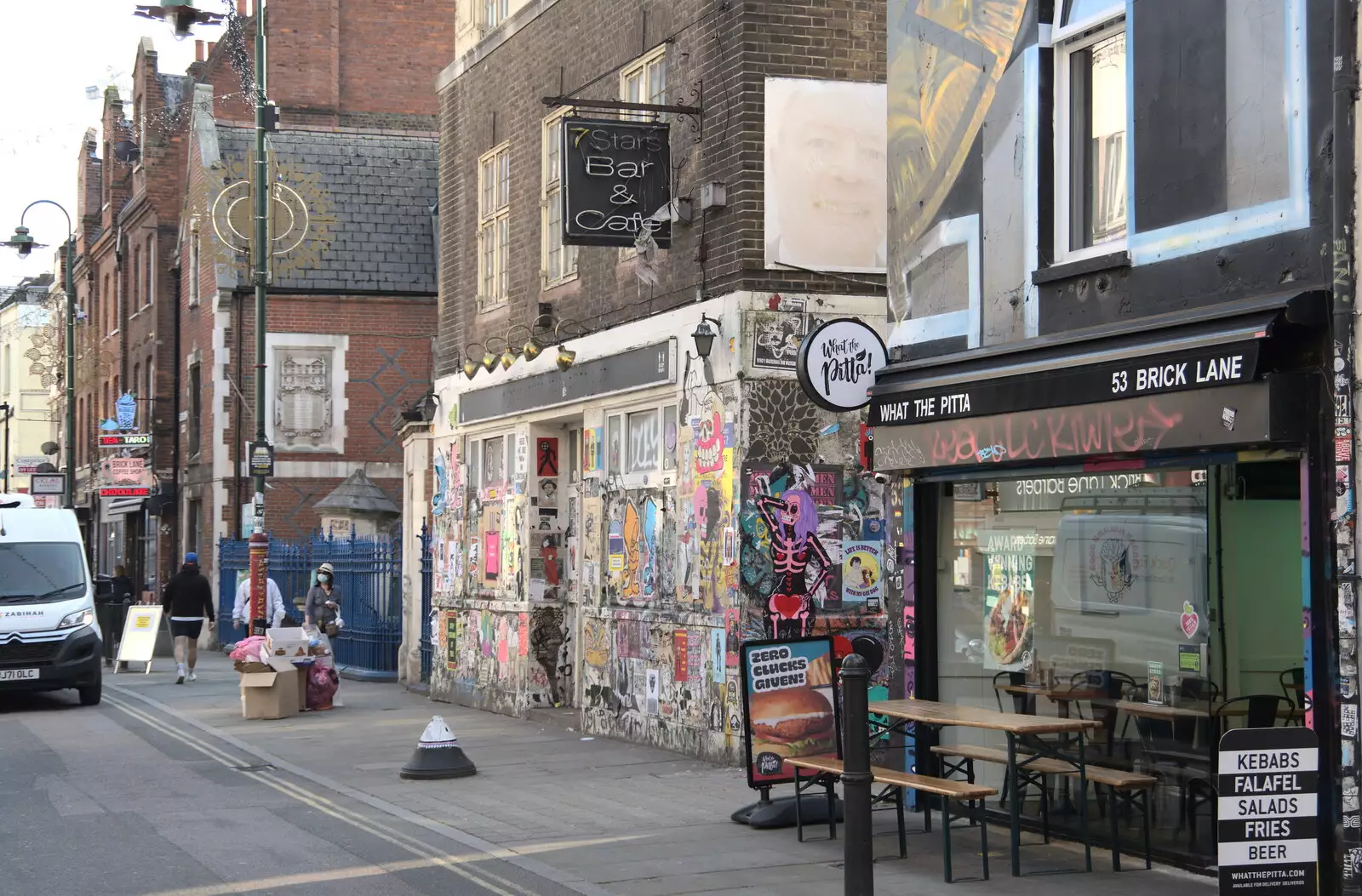 Another poster-crusted shop, from Genesis at the O2, North Greenwich, London - 24th March 2022