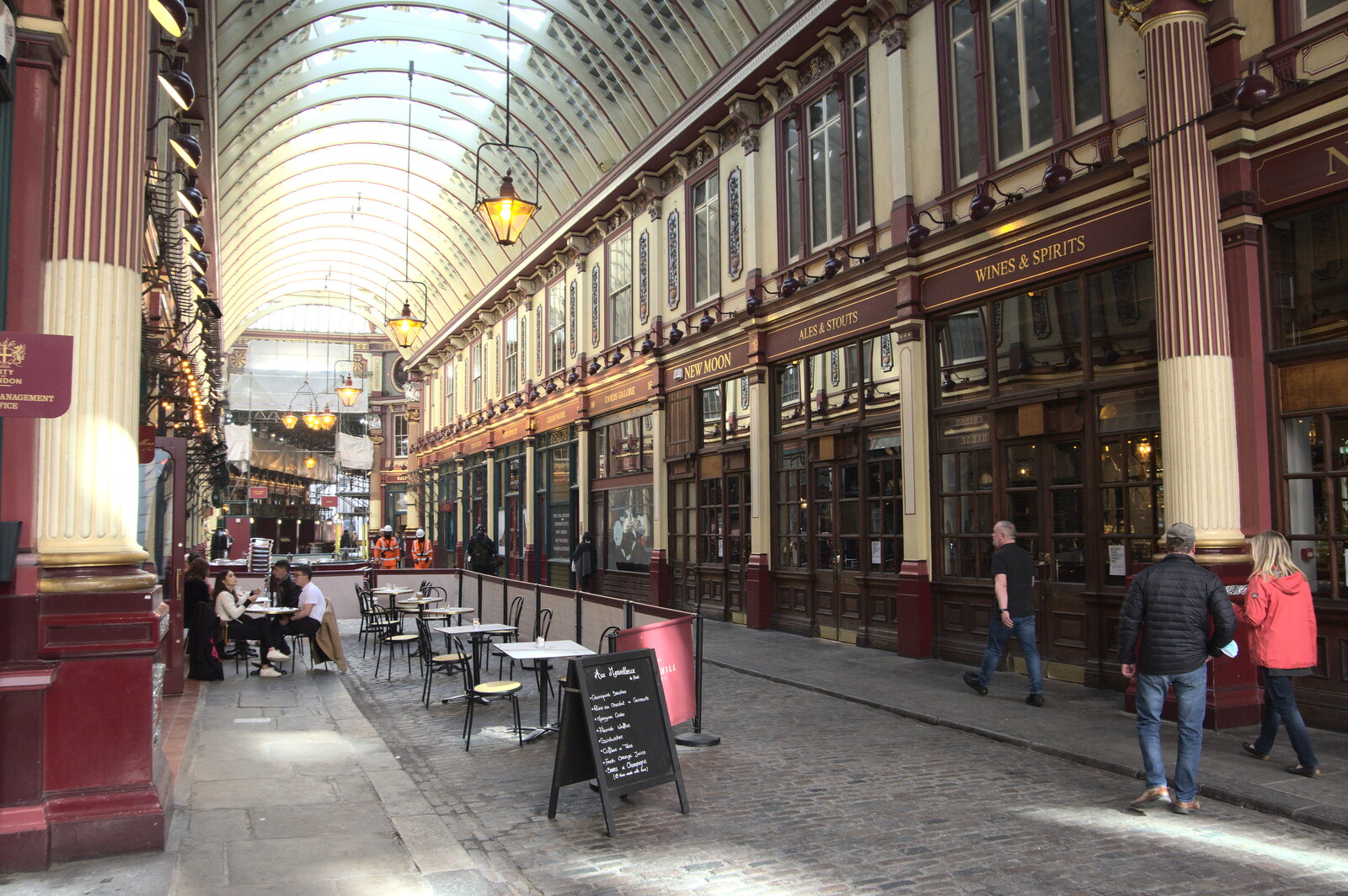 A Walk Around the South Bank, London - 25th March 2022: Leadenhall Market