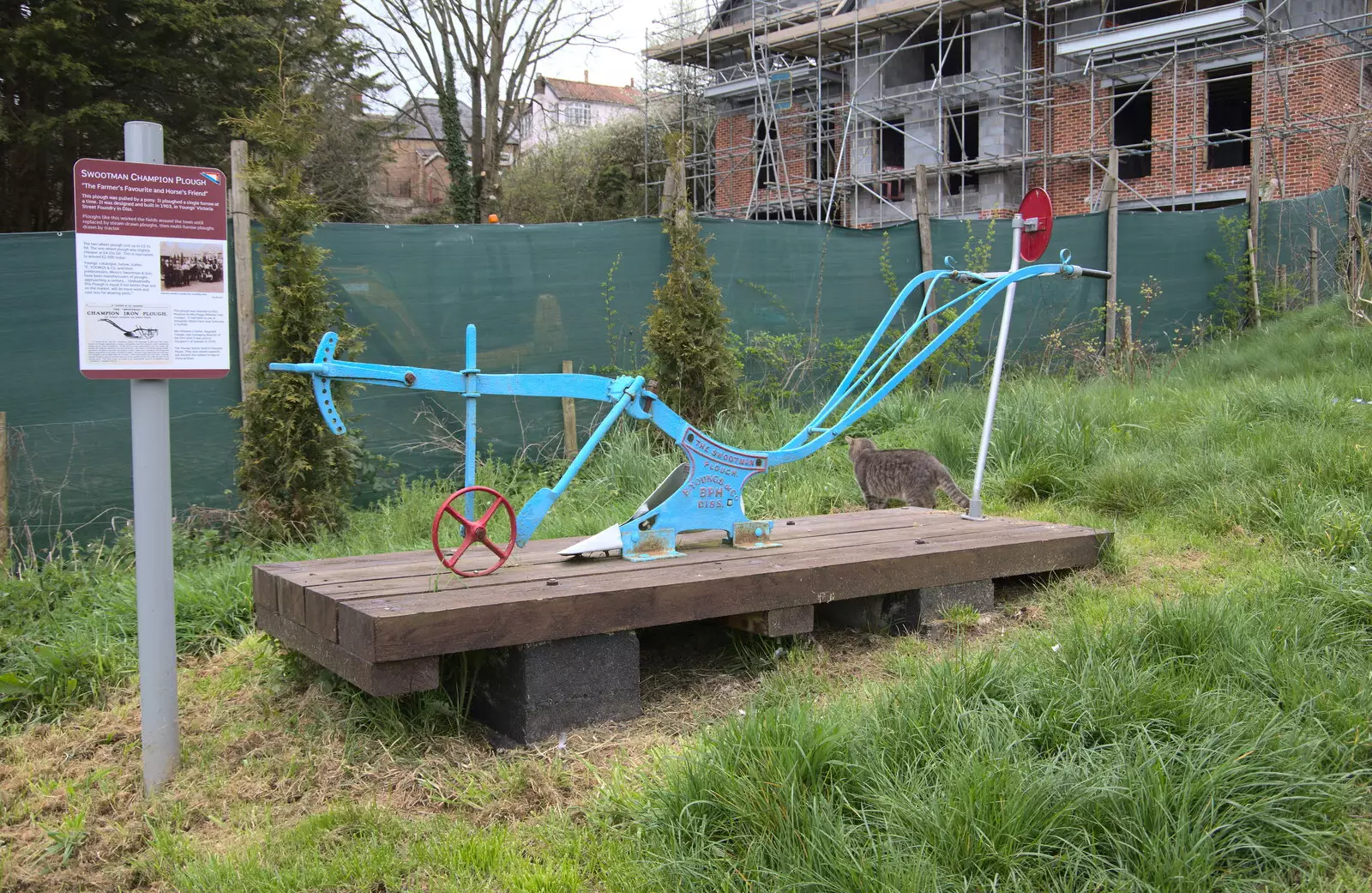 A Swootman Champion Plough, made in Diss, from A Trip Down South, New Milton, Hampshire - 9th April 2022