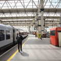 The train to New Milton waits at Waterloo, A Trip Down South, New Milton, Hampshire - 9th April 2022