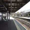 On the platform at Brockenhurst Station, A Trip Down South, New Milton, Hampshire - 9th April 2022