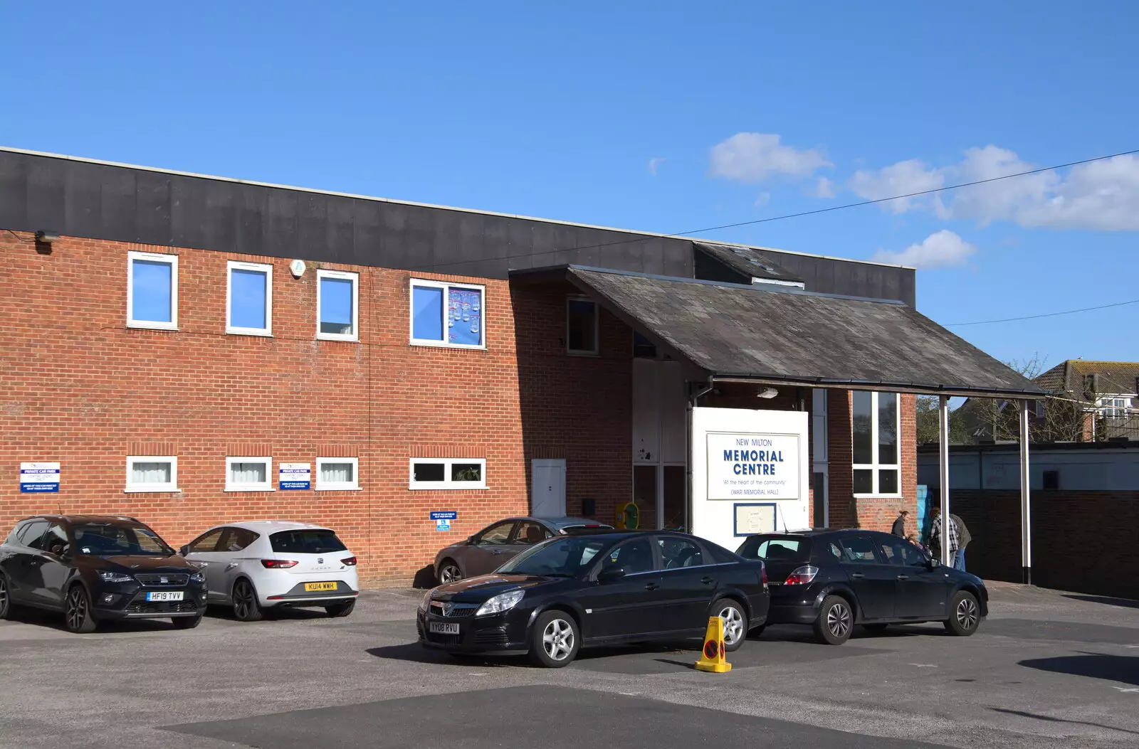 The New Milton Memorial Centre, from A Trip Down South, New Milton, Hampshire - 9th April 2022