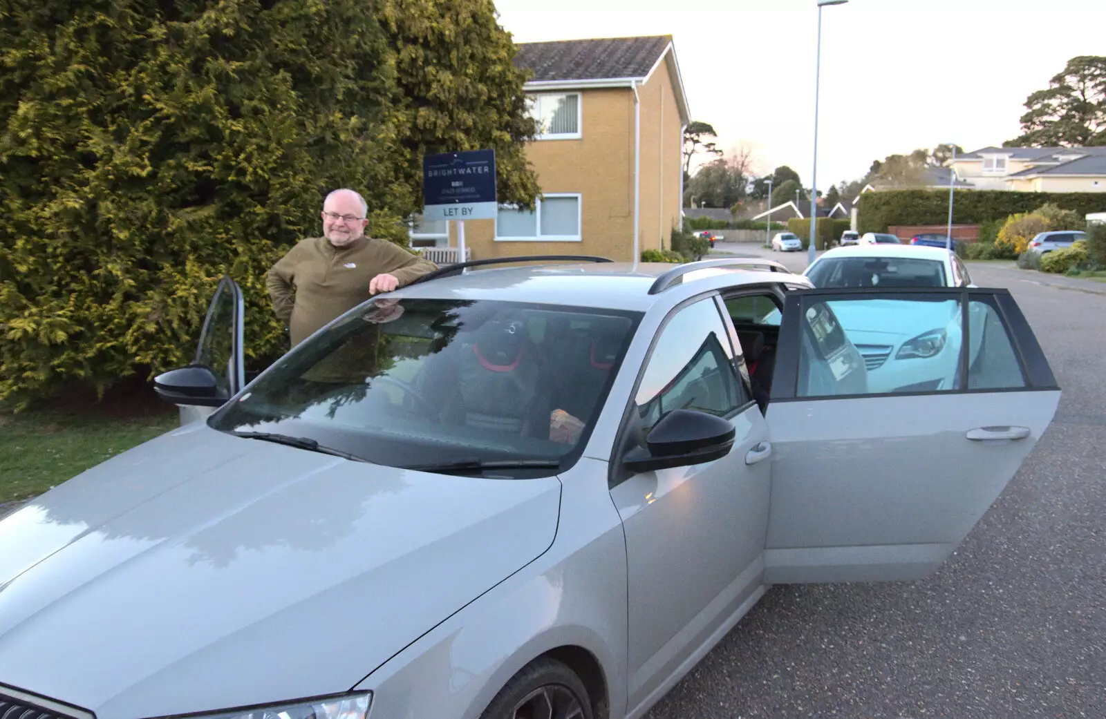 Hamish gives us a lift back from Phil's mother's, from A Trip Down South, New Milton, Hampshire - 9th April 2022